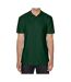 Unisex adult softstyle polo shirt forest green Gildan