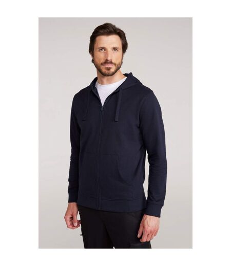 Mens essentials full zip hoodie navy Mountain Warehouse
