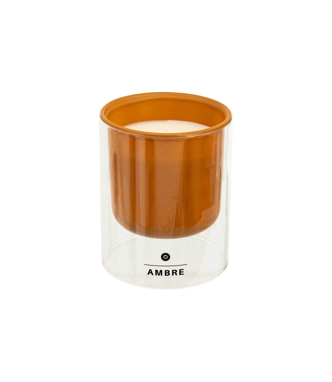 Bougie Parfumée en Verre Ilan 220g Ambre-1