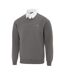 Mens Knitted V Neck Jumper Slate Giorgio-3