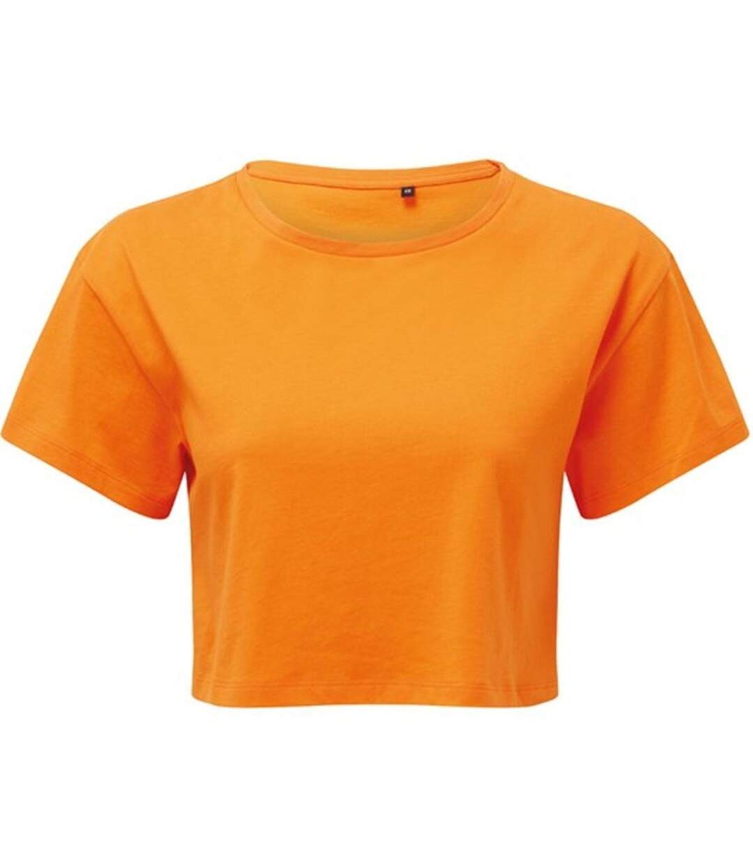 T-shirt court crop top - Femme - TR019 - orange