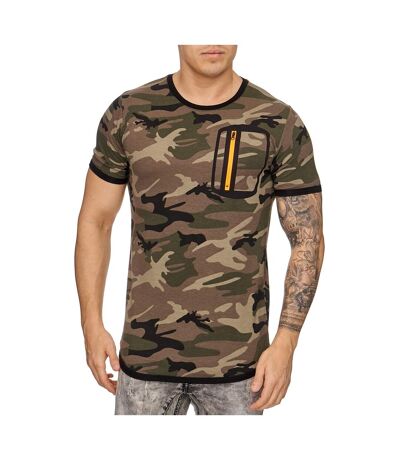 T shirt fashion camouflage militaire T shirt camo 881 vert
