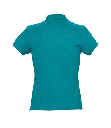 SOLS Womens/Ladies Passion Pique Short Sleeve Polo Shirt (Duck Blue) - UTPC317