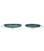 Lot de 2 Plateaux Déco Saturn 33cm Bleu-5