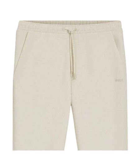 Mens Hadiko Drawstring Waist Joggers White Boss