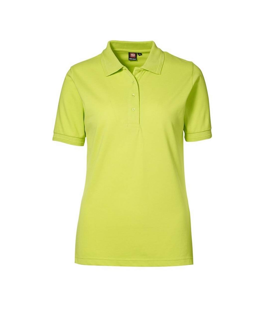 Polo uni femmes vert citron ID-1