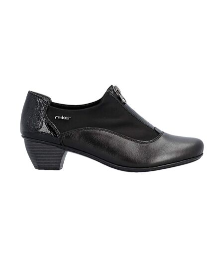 Mocassin Cuir à Talon Rieker