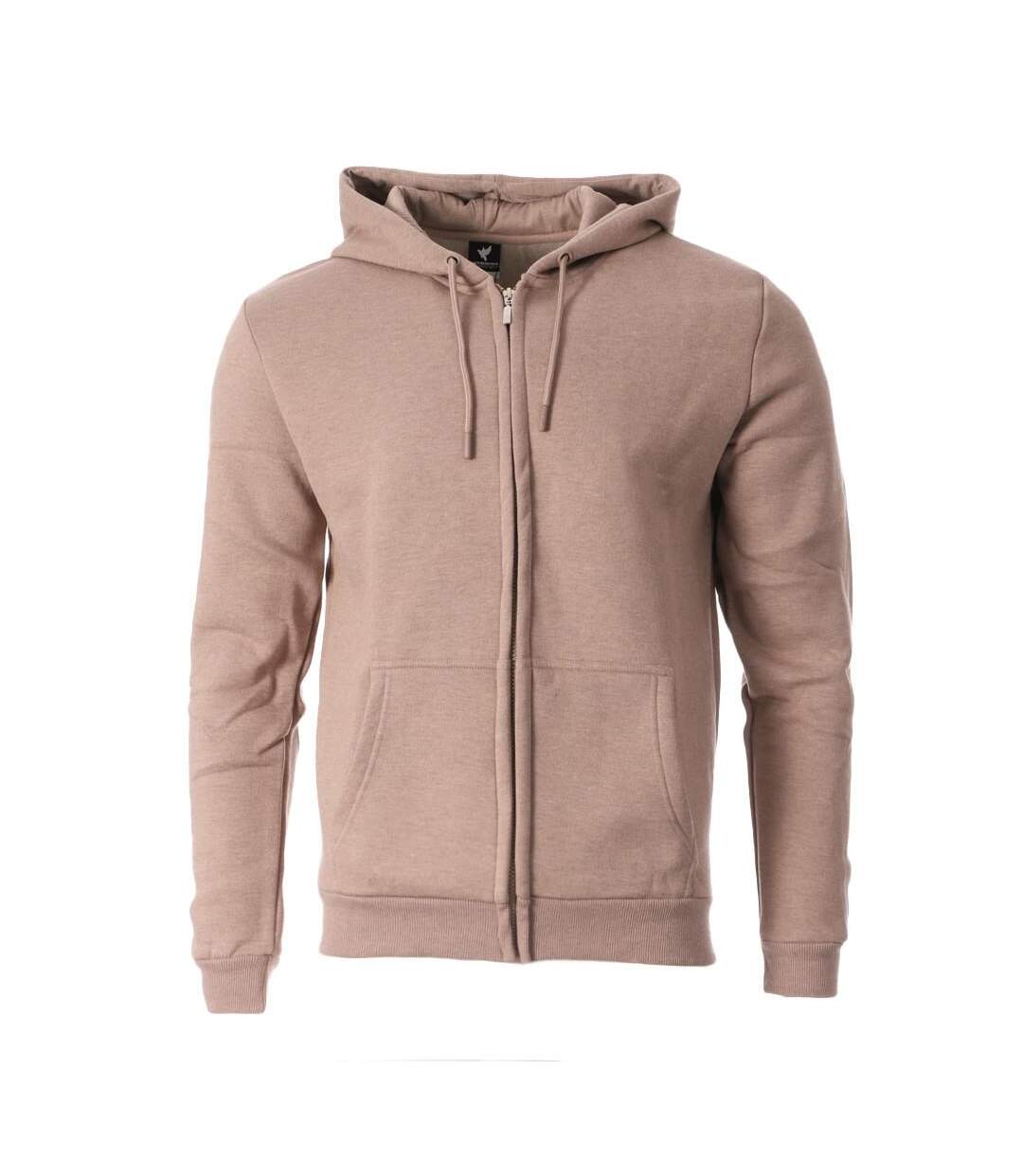 Sweat à Zippée Marron Homme Just Emporio 520 - L-1