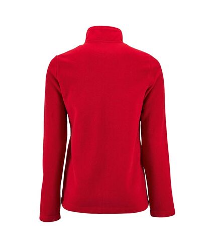 SOLS Womens/Ladies Norman Fleece Jacket (Red)