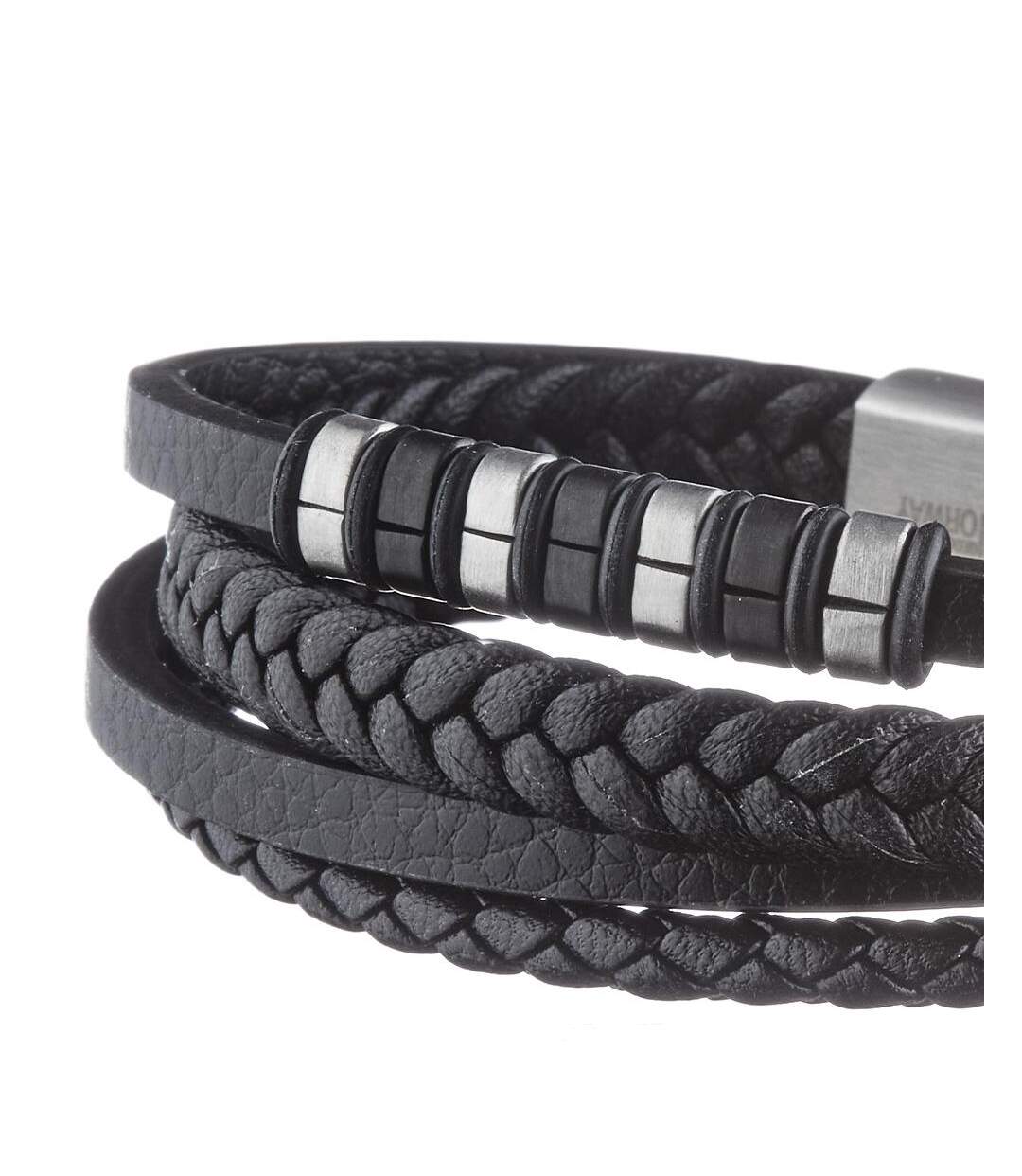 Bracelet noir homme geographical norway 315067 - taille unique-3