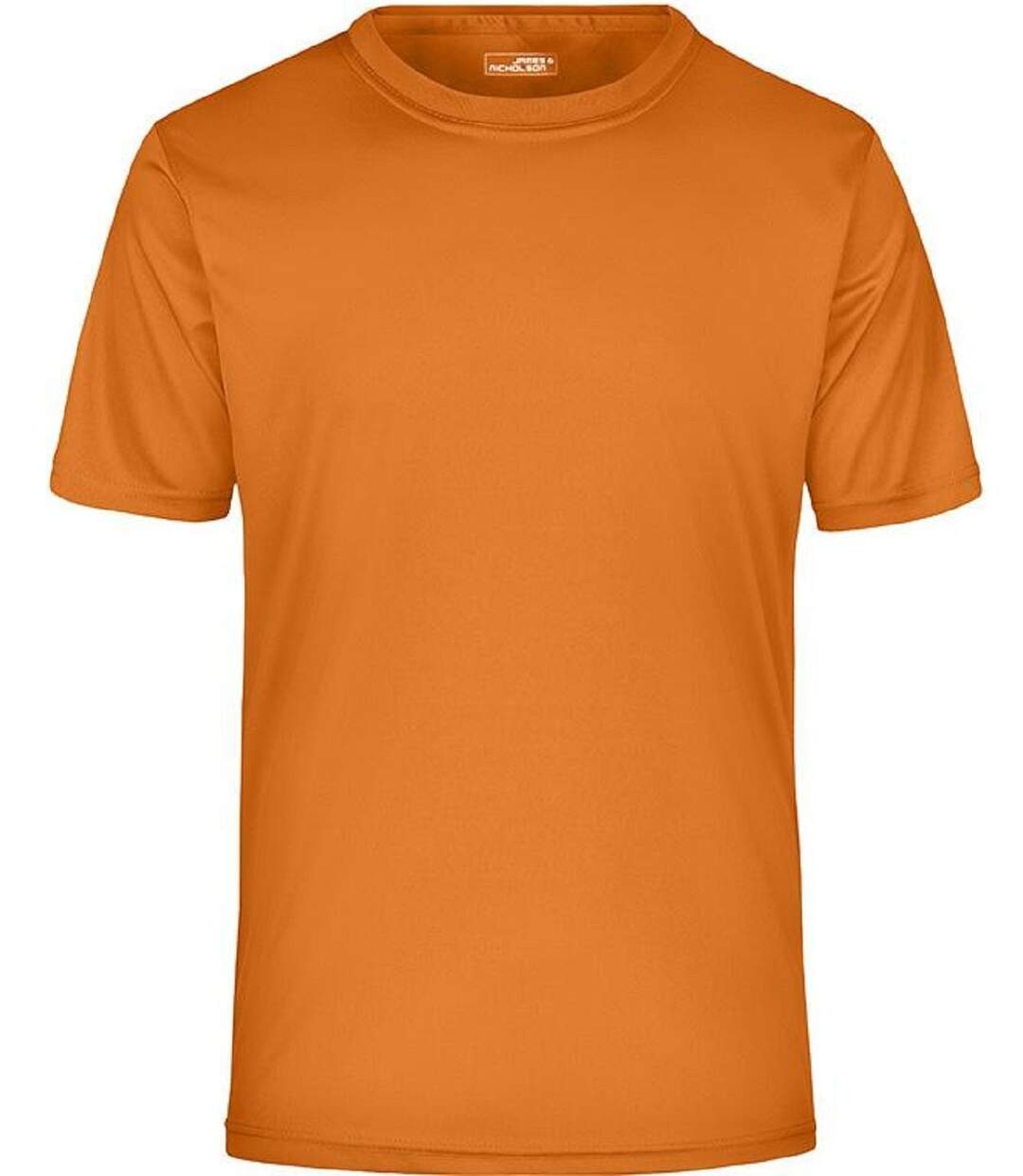 t-shirt respirant JN358 - orange - col rond - Homme