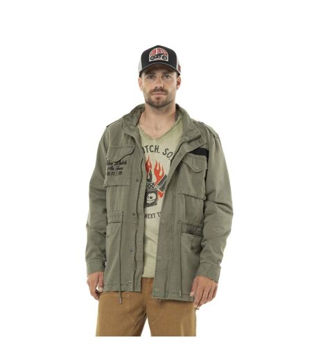 Veste militaire homme en coton avec patch Field Vondutch