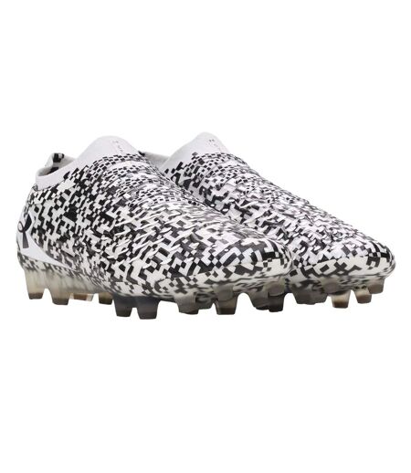 Chaussures De Foot Pour Terrain Ferme Motif/style Pixelisé Elite Adulte Noir Blanc Under Armour
