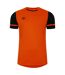 Mens cavelle jersey t-shirt shocking orange/black Umbro-1