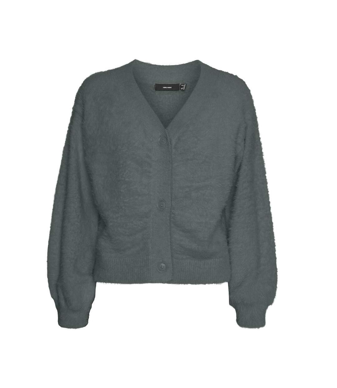 Gilet vert femme vero moda alina-1
