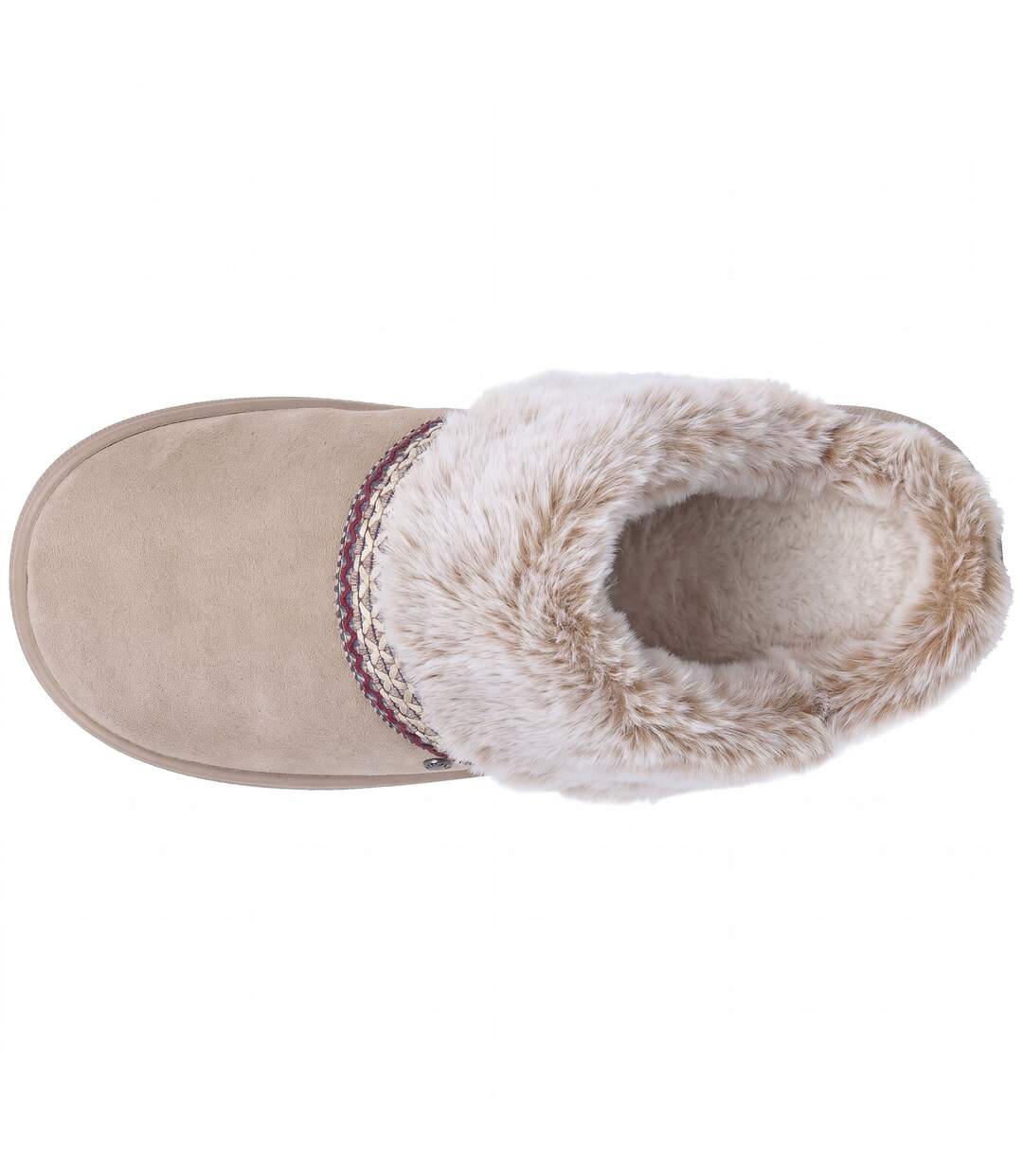 Isotoner Chaussons Mules femme cuir semelle bloup extra confort-2