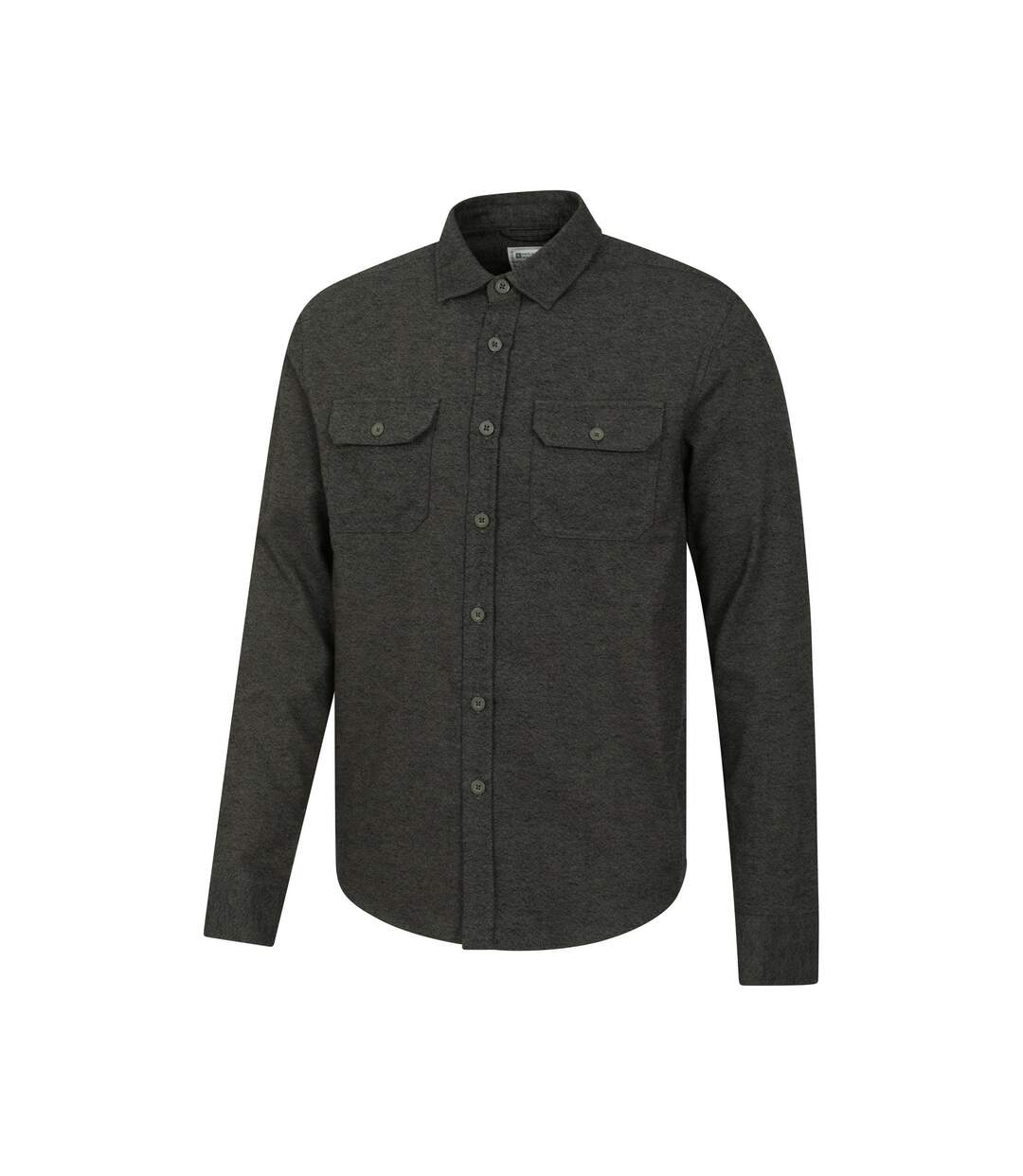 Mens Trace Flannel Long-sleeved Shirt Green Mountain Warehouse-3