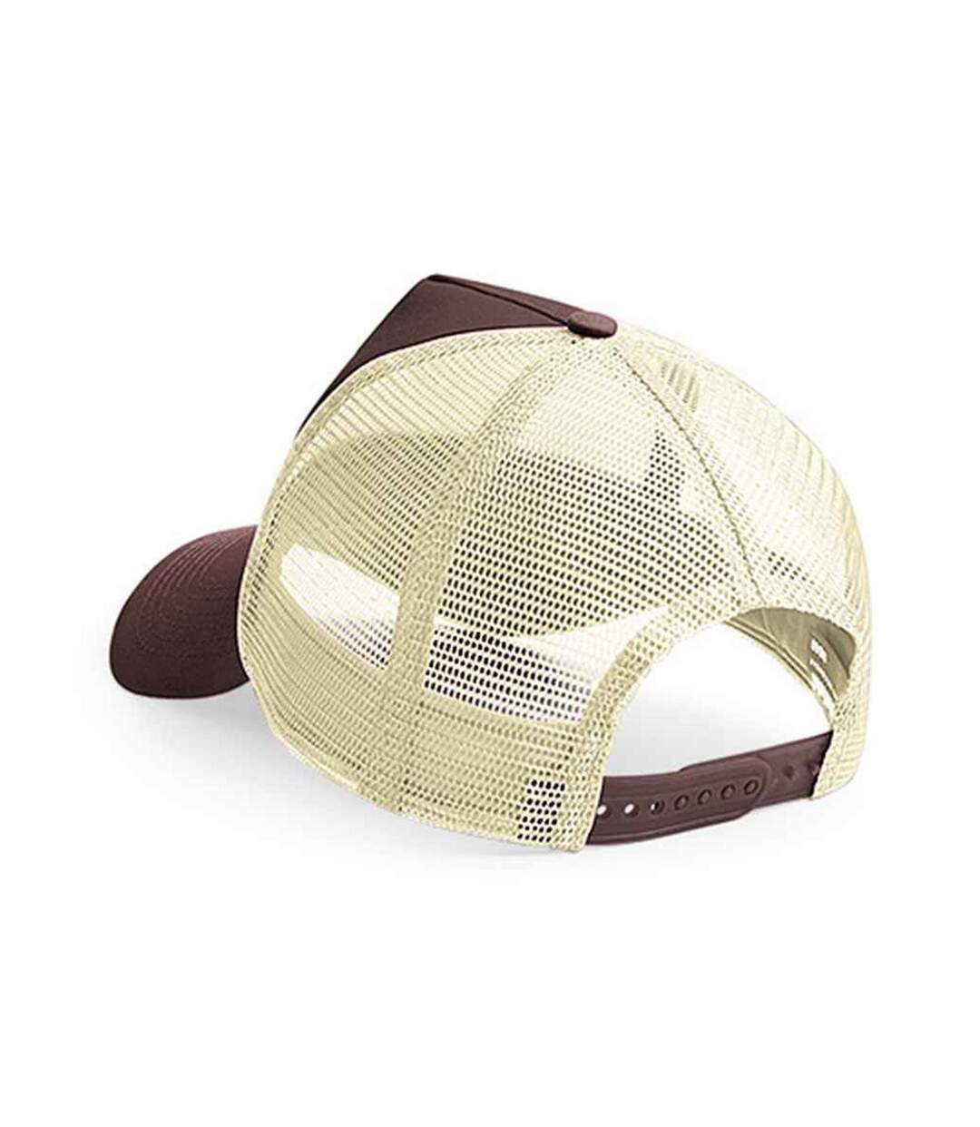 Casquette trucker adulte chocolat / marron Beechfield-2