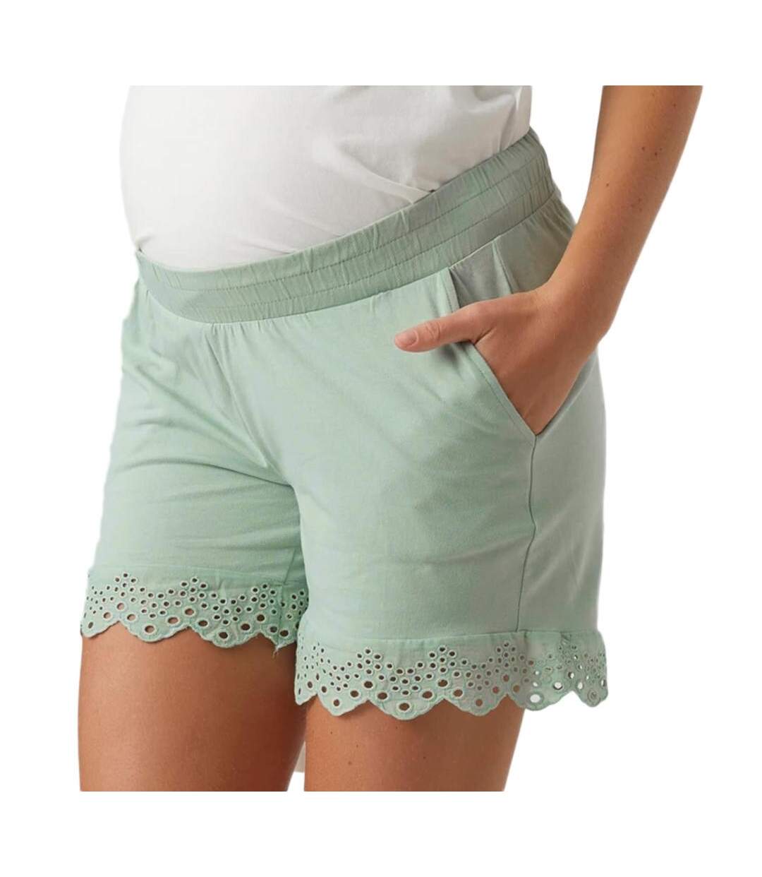 Short de Grossesse Vert Femme Mamalicious Maya - L-1