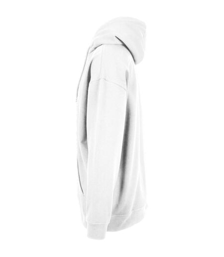 Mens basic oversized hoodie white Build Your Brand