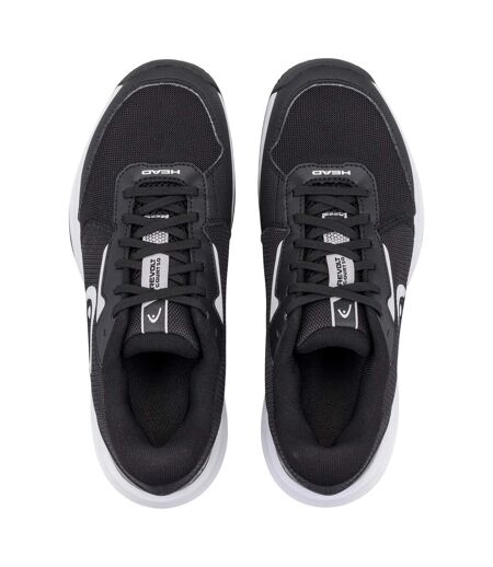 Womens/ladies Revolt Court 5.0 Tennis Shoes Black White Head
