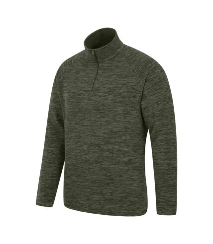 Mens snowdon ii fleece top green Mountain Warehouse