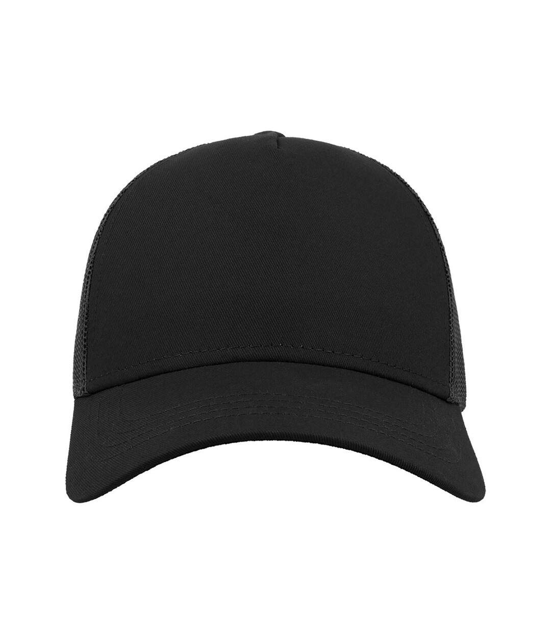 Atlantis Rapper 5 Panel Trucker Cap (Pack of 2) (Black/Black) - UTAB415-3