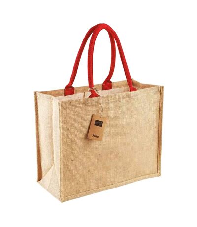 Sac de courses classic taille unique beige pâle / rouge vif Westford Mill