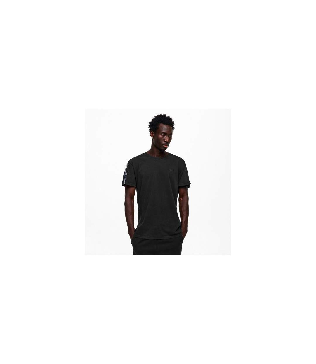 T-shirt Homme Noir Moschino-1