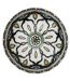 Lot de 6 Assiettes Creuses Mandala 20cm Vert-1
