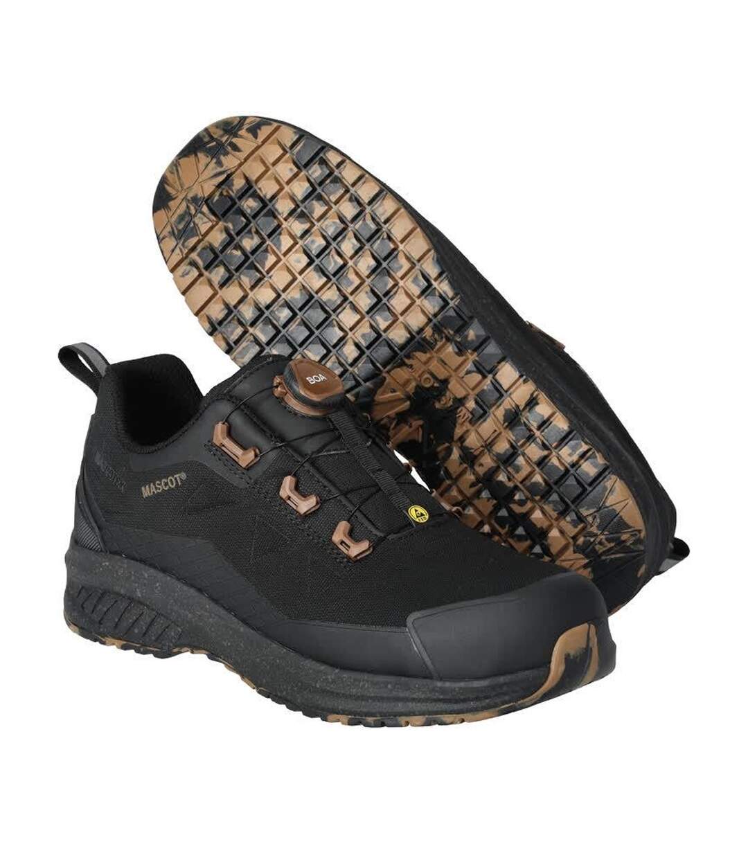 Womens/ladies Footwear Customized Safety Shoes Black Mascot-2