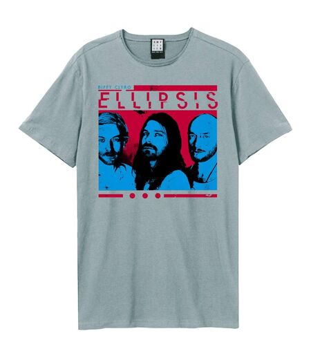 T-shirt ellipsis adulte bleu Amplified