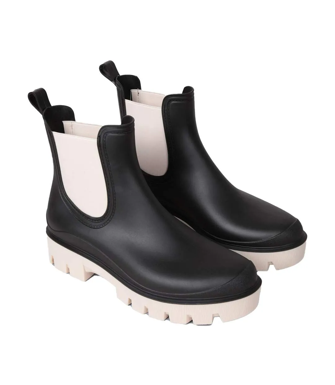 Womens/ladies Leah Ankle Length Wellington Boots Black Animal-1