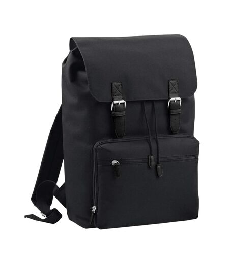 Sac à dos vintage taille unique noir BagBase