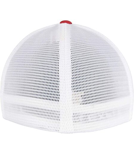 Casquette omnimesh adulte rouge / blanc Flexfit