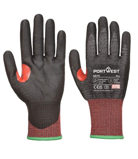 Unisex adult a670 cs f13 pu cut resistant gloves xs black Portwest