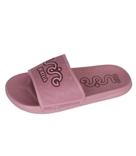 Claquettes Style Logo S.land Femme Rose Joma