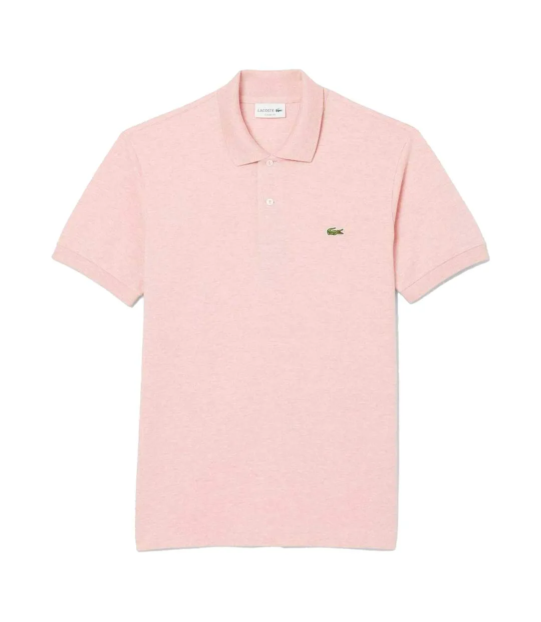 Mens L.12.12 Marl Classic Polo Shirt Pink Lacoste-2
