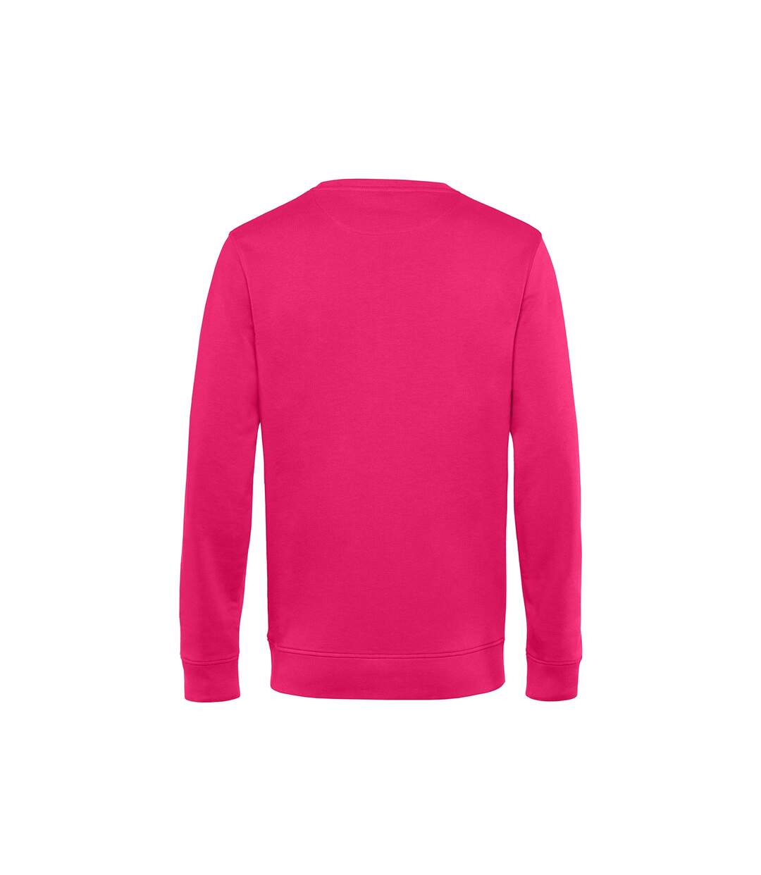 B&C Sweat organique à col ras du cou pour hommes (Rose magenta) - UTBC4691