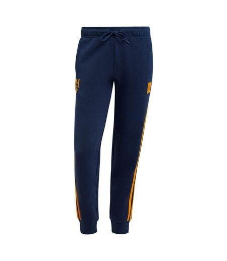 Pantalon De Survêtement Motif/style Real Madrid Cf Femme Bleu Marine Nuit Adidas