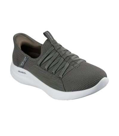 Womens/ladies Sport Ballet Chic Relaxed Fit Trainers Olive Skechers