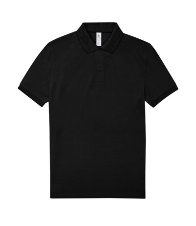 Mens polo shirt black B&C