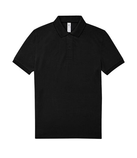 Mens polo shirt black B&C