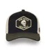 Casquette trucker semi curve visiere en velours avec badge Vondutch-2