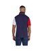 Polo Rugby Motif/style Rayure Diagonale Homme Bleu Marine Blanc Rouge Raging Bull-3