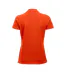 Womens/ladies Marion Polo Shirt Blood Orange Clique-2