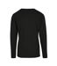 T-shirt Manches Longues Adulte Noir Build Your Brand-2