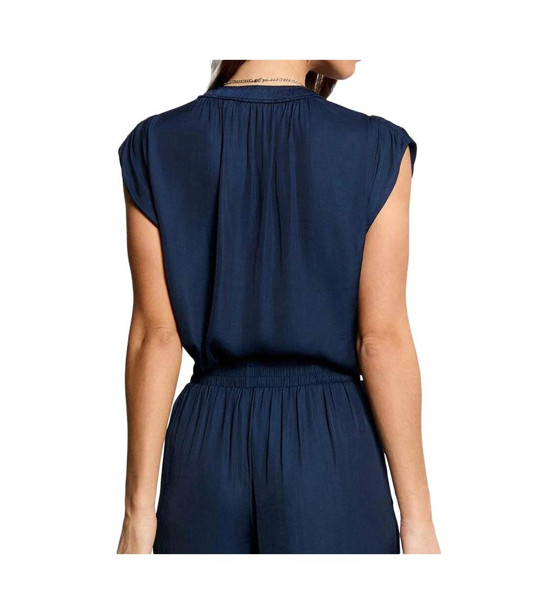 Blouse marine femme morgan oroove-2