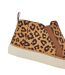 Womens/ladies Leopard Print Canvas Chukka Boots Leopard Toms-3
