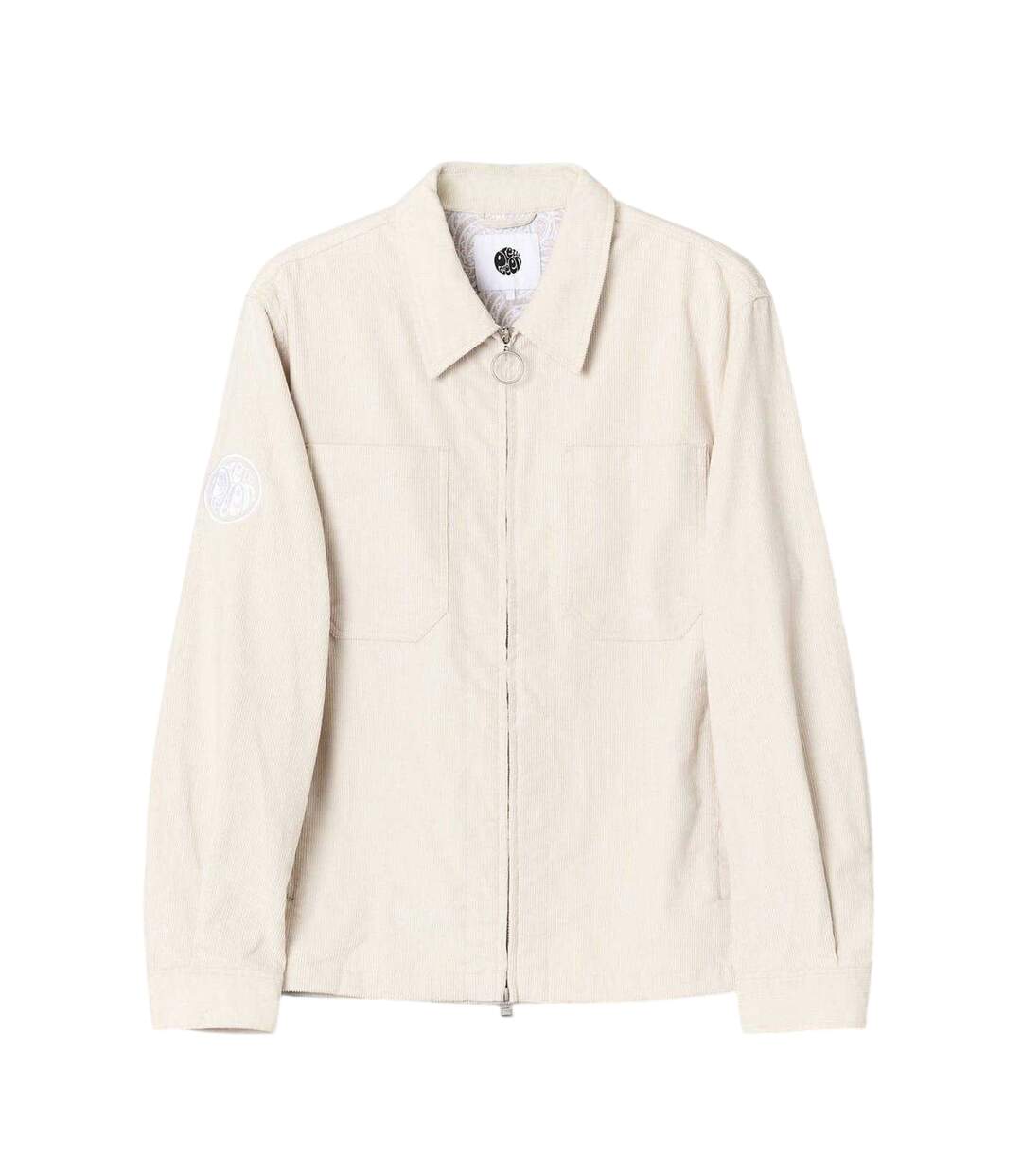 Mens Corduroy Overshirt Navy Pretty Green-3